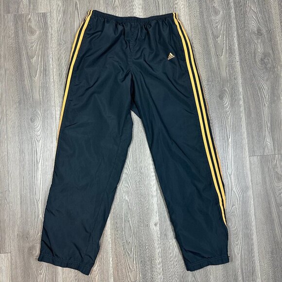 Vintage Adidas Grey & Orange Track Pants Large - Picture 1 of 6